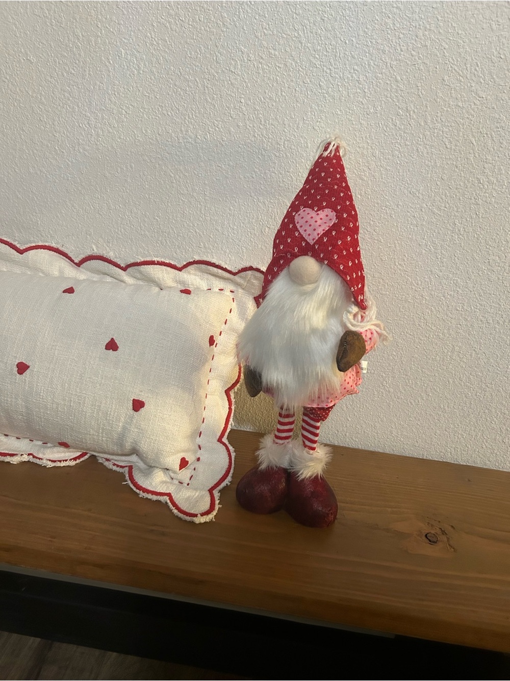 Valentine Red Heart Gnome Holiday Decoration